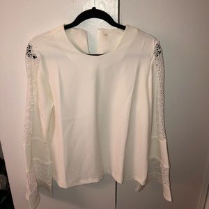 White long sleeve blouse